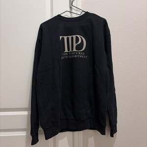The Tortured Poets Department Black Crewneck